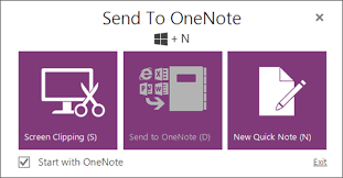 Recorte de pantalla con OneNote en windows 10